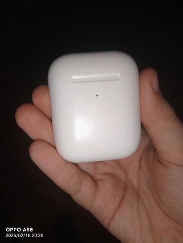 İşlənmiş Simsiz (Bluetooth) Qulaqcıqlar, Apple, rəng - Ağ