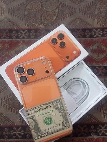 iphone x ikinci el: Məhsul: Narıncı rəngli smartfon + şəffaf qoruyucu örtük və qutu — 1