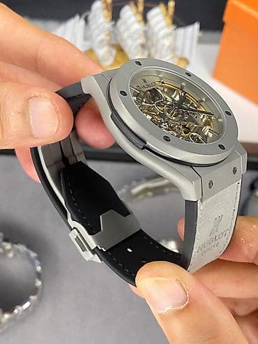 saatlar type 0: Yeni, Qol saatı, Hublot, rəng - Boz — 2