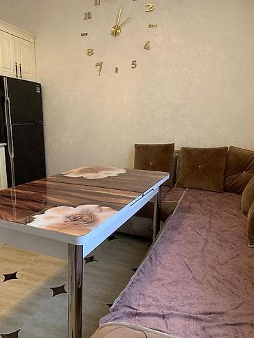 Mətbəx masası, Transformer, Şüşə, Dördbucaq masa