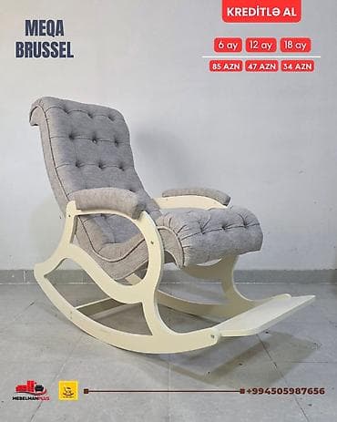 Ev üçün mebel: Yeni, Kreslo-kaçalka, Parça, Kredit var, Pulsuz çatdırılma — 2
