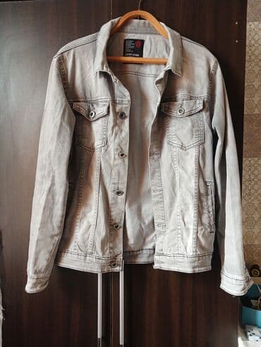 dəri kurtkalar kişi: ESPİRİ DENİM cins gödəkçə. Kişi üçün. isti saxlayır.Əyində super — 1