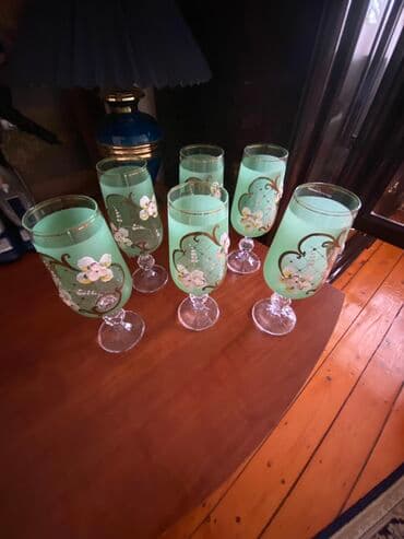 qab dəstləri: Qədəhlər, 6 ədədli dəst — 2