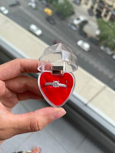 paxlava üzüklər: Nişan, Üzük, Gümüş, 0-0.25 Karat — 2