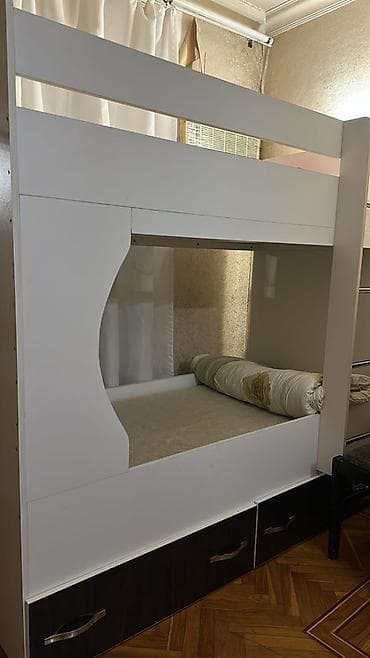 Oğlan və qız üçün, İşlənmiş, Çarpayı, Matras ilə, Siyirməli, MDF