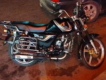 mape: MX49 moped/motosiklet - Rəng: qara, dekorativ zolaqlarla - Nömrə — 2