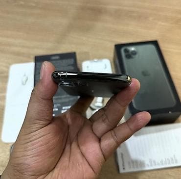 iphone 6 gəncə: IPhone 11 Pro, 256 GB, Matte Midnight Green, Zəmanət, Simsiz şarj, Face ID — 5