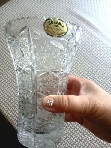 Kiçik ölçüdə boqema xrustal güldan və ya salfet qabı kimi istifadə — 4