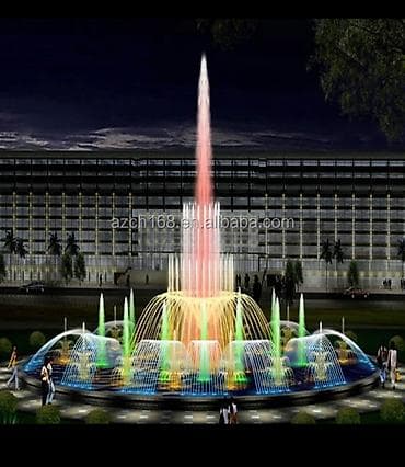 Fəvvarələr: Məhsul: Musiqili rəngli işıqlı şəlalə/fısqıyə sistemi (dairəvi meydan — 5