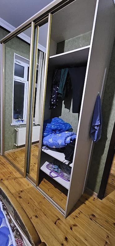 şfoner masazir: 2 qapılı, Güzgülü, Digər rəng, Digər material, Kupe, Düz dolab — 2