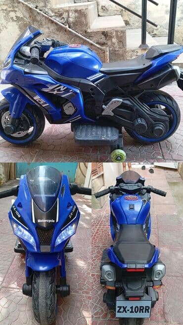 dəmir maşın: Uşaq üçün elektrik motosikleti – ZX-10RR üslubunda - Rəng — 1