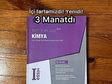 4 1 kitabı pdf: İçi təmizdir heç işlədilməyib Məhsul: “Test Toplusu – Kimya (I — 1