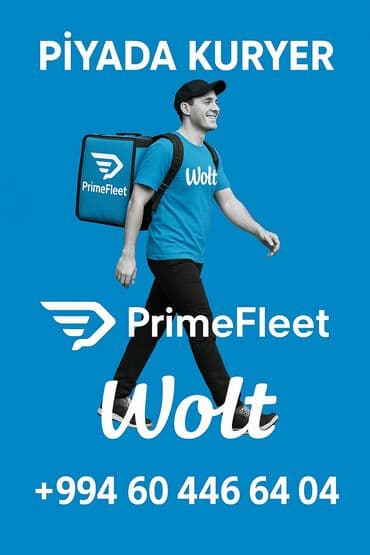 bolt taksi park: Piyada kuryer tələb olunur, 30-45 yaş, Təcrübəsiz, Gündəlik ödəniş — 1