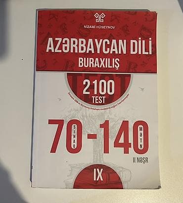 kitab rəf: Məhsul: “Azərbaycan dili – Buraxılış” test toplusu Müəllif: Nizami — 1