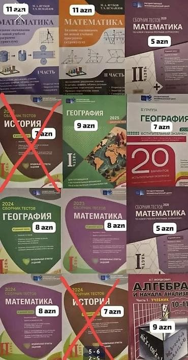 Məktəb və imtahan hazırlığı üçün müxtəlif fənlər üzrə dərslik və test — 4