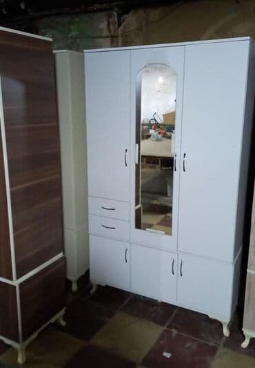 dartqı: Yeni, Açılan, 3 qapılı Düz dolab, Qarderob, paltar dolabı — 10