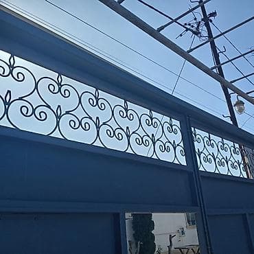 Dekorativ divar panelləri: Dəmir darvaza və piyada qapısı dəsti 4 Mt uzunu 3 mt eni Əla — 3