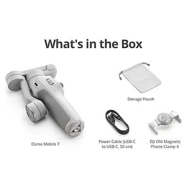 dji osmo mobile: DJI Osmo Mobile 7 – smartfon üçün 3 oxlu stabilizator Xüsusiyyətlər — 2