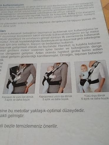 Uşaqlar üçün digər mallar: Baby2Go çoxməqsədli uşaq daşıyıcısı (kenguru) - Yaş/Qramaj: 3 aylıq — 5