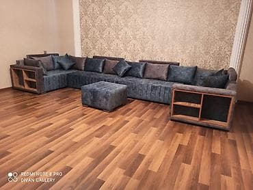 mebel fabriki: Künc divan, Qonaq otağı üçün, Parça, Bazasız, Açılmayan — 8