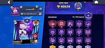 Digər oyun və konsollar: Brawl Stars hesabı – yüksək irəliləyiş və zəngin kolleksiya - Kupa — 2