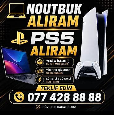 модем: YÜKSƏK QİYMƏTƏ NOUTBUK PS5 ALIRAM — 1