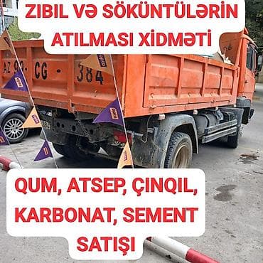 giris qapi: Xidmət: Zibil və tikinti söküntülərinin daşınması və utilizasiyası — 5