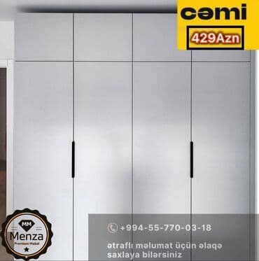 qapi: Yeni, Açılan, 6 qapı Düz dolab, Qarderob, paltar dolabı, Rusiya — 3