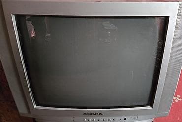 AURORA kineskop televizoru - Korpus: gümüş rəngli, ön paneldə inteqrə