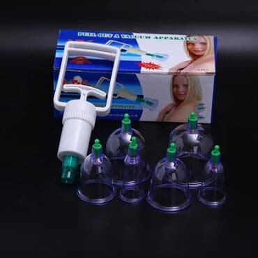 tibbi alətlər: Hi̇cama bankasi̇ i̇çəri̇si̇ndə 6 ədəd fərqli̇ ölçüde bankalar — 1