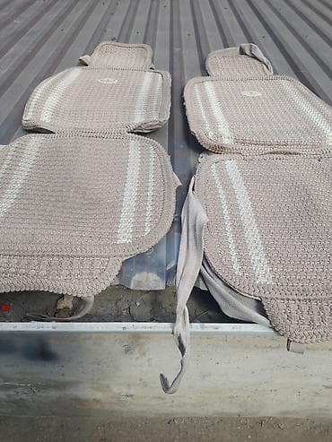 w202 oturacaqlar: Avtomobil oturacağı üçün toxunma üzlüklər dəsti - Rəng: bej, iki açıq — 1