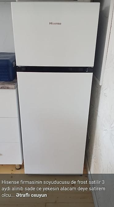 Hisense soyuducu – No Frost sistemli, iki qapılı model. - Brend lalafo.az -da Hisense soyuducu – No Frost sistemli, iki qapılı model. - Brend