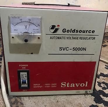 İşlənmiş, Ev üçün, 1 faza, Gərginliy stabilizatoru, 220/110 V, Ödənişli çatdırılma, Kredit yoxdur