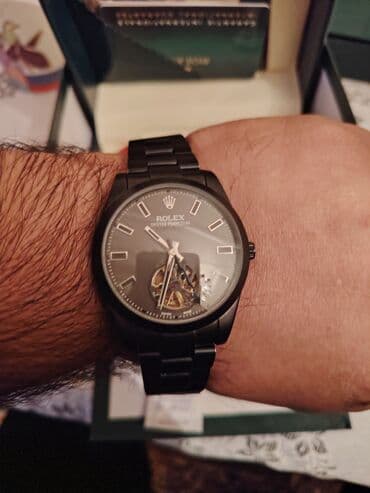 rolex saat qiymətləri: Yeni, Qol saatı, Rolex, rəng - Qara — 11