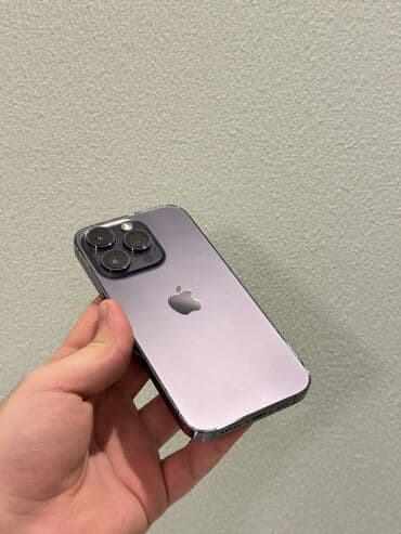 iphone 14 tap az: IPhone 14 Pro, 128 GB, Deep Purple, Simsiz şarj, Face ID — 5