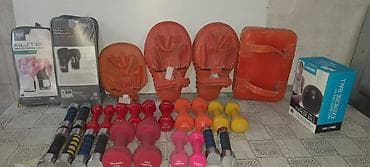 kaleci elceyi: Fitnes və döyüş idmanları üçün avadanlıq seti 2 ədəd boks əlcəyi 2 — 5