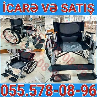 İcarə və satış üçün əlil arabası - Yüngül və davamlı metal