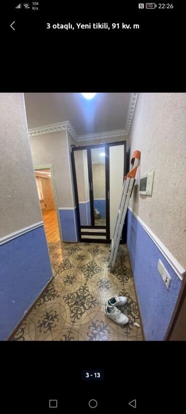 4 комнатные квартиры: 3 otaqlı, Yeni tikili, 91 kv. m — 11