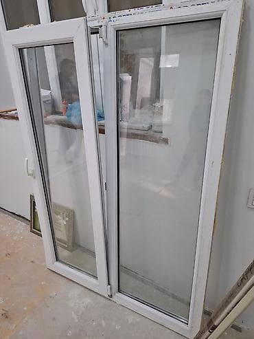 İkiqat şüşə paketi Plastik pəncərə, Еni: 70 sm, Uzunluğu: 200 sm — 1