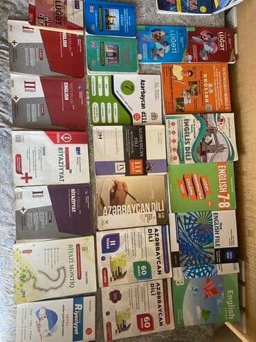 Bıçaqlar: Bu dəst müxtəlif fənlər üzrə məktəb dərsliklərindən ibarətdir — 3