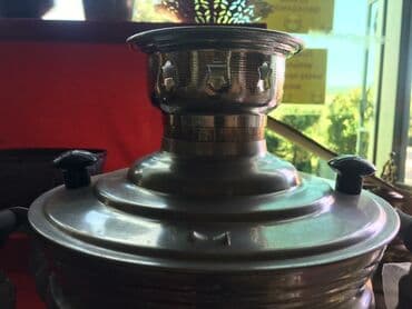 sazz internet qiymeti: Təzədi̇r ağ dəmkeşlər üzərinə çaydan qoymaq üçün samovar odluğunun — 3