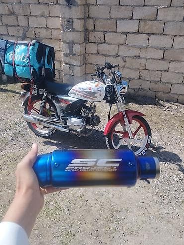 r13 diskler: Moon AF50 motosiklet - Mühərrik: 80cc, karbüratorlu, hava soyutmalı — 3