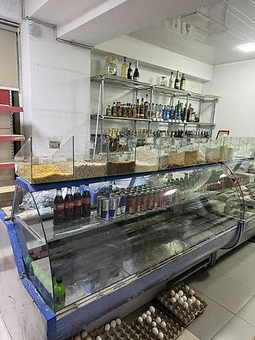 Mağaza üçün uzun soyuducu vitrin və üst şüşə dispenser bölmələri - — 2