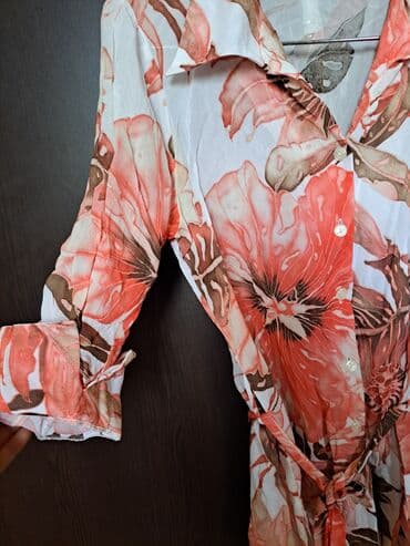 sifon koynekler: Qadın bluz/kimono – çiçəkli naxışlı - Brend: 8 Cottage (etiketdə — 3