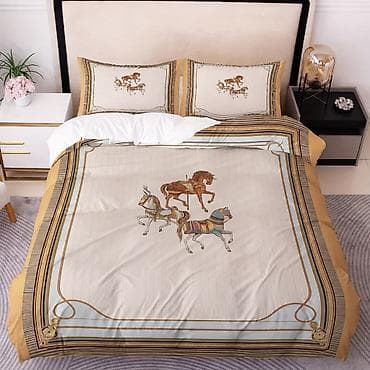 karaca home: 200x200 ölçüdə yataq dəsti. Dəstə 1 ədəd yorğan üzü və 2 ədəd yastıq — 1