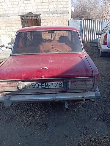 opel vektra b: VAZ 2106 sedan – qırmızı rəngdə, benzinlə işləyən klassik model — 2