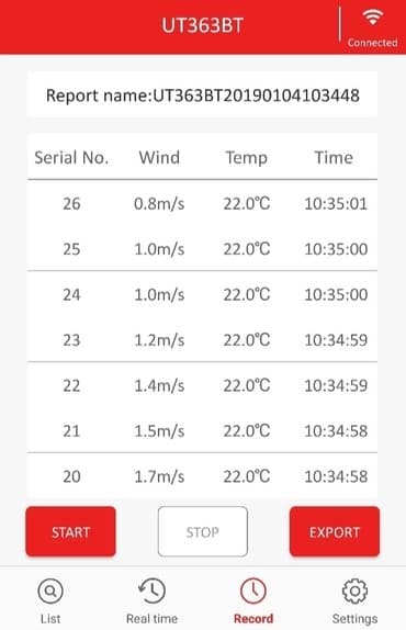 küləyin sürətini ölçən cihaz: Anemometr Model: UNI-T UT 363 Küləkin sürətini ölçən cihaz. - — 7