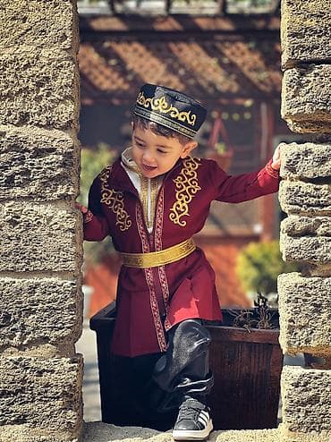 tülkü yumşaq oyuncaqlar: Milli kostyum, Oğlan üçün, 2 - 3 yaş, Yeni — 2