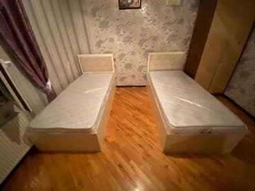 софа кровать: Yeni, Təknəfərlik çarpayı, Bazalı, Matras ilə, Siyirməsiz, Azərbaycan — 2