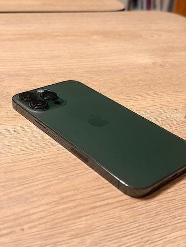 samsung ucuz telefon: IPhone 13 Pro Max, 256 GB, Alpine Green, Simsiz şarj, Face ID — 5